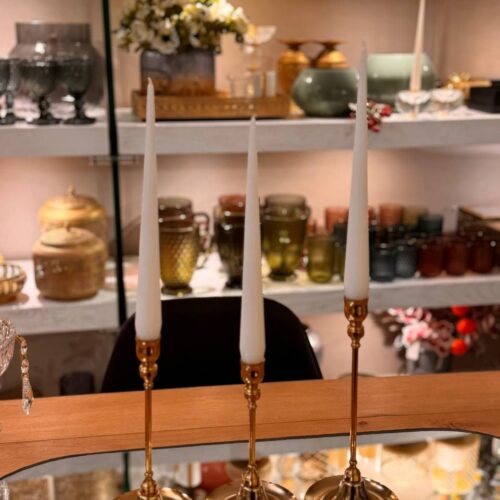 ست سه تایی شمعدان ژورنالی جنس برنج