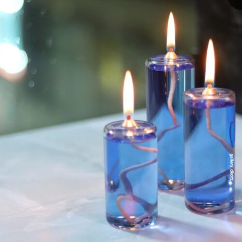 ست سه تایی شمع پیرکس مدل رولر