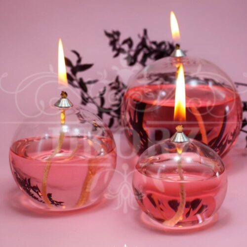 ست سه تایی شمع پیرکس مدل دراپ