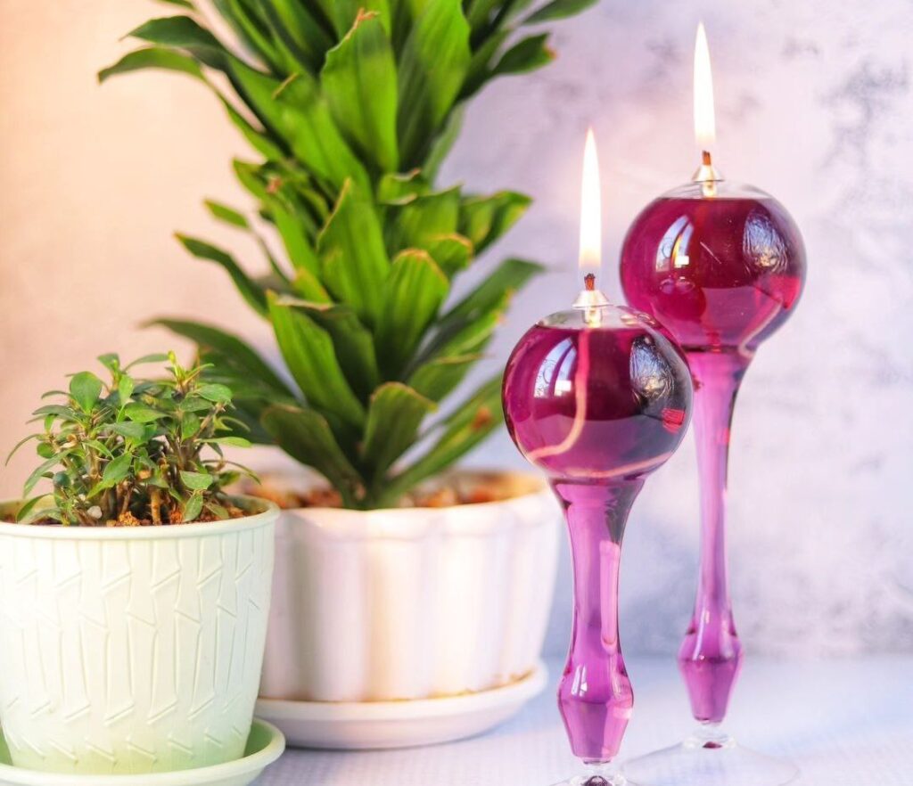 ست دو تایی شمع پیرکس مدل اورز